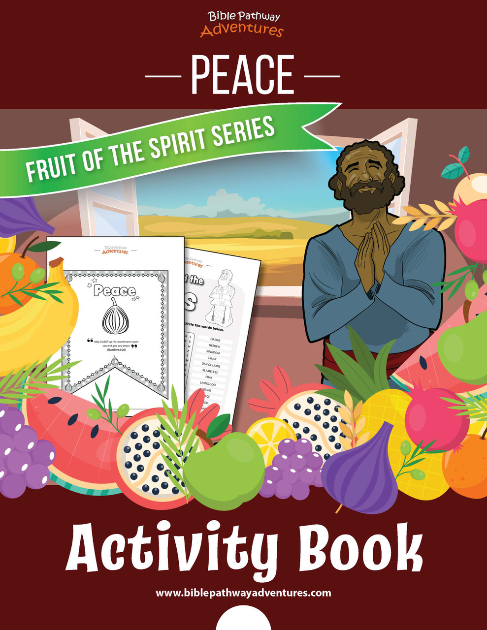 Peace fruit of the spirit activity book lesson plan