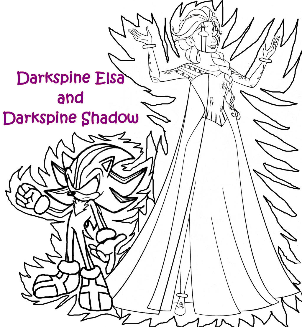 Darkspine coloring pages by elsa