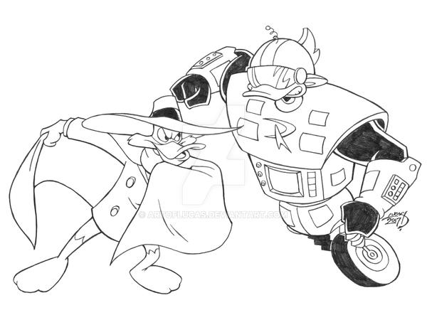 Darkwing duck v gizmoduck
