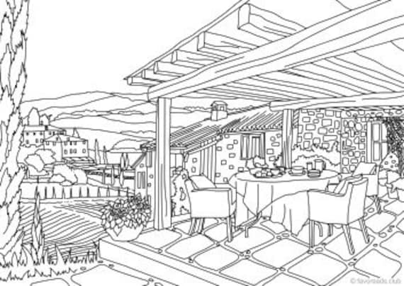 Italy printable adult coloring page from favoreads coloring book pages for adults and kids coloring sheets colouring designs instant download