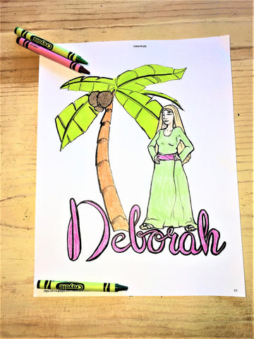 Deborah coloring page