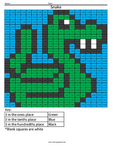 Decimal coloring