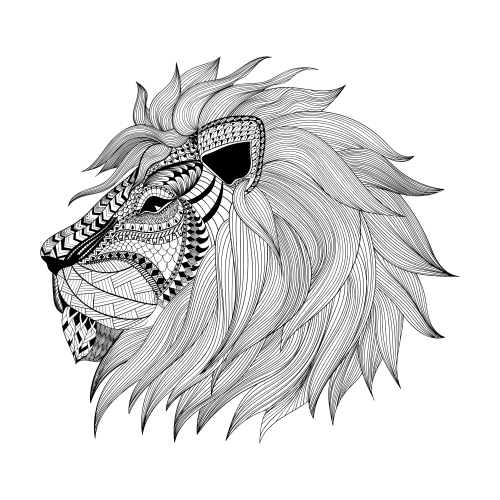Advanced animal coloring pages
