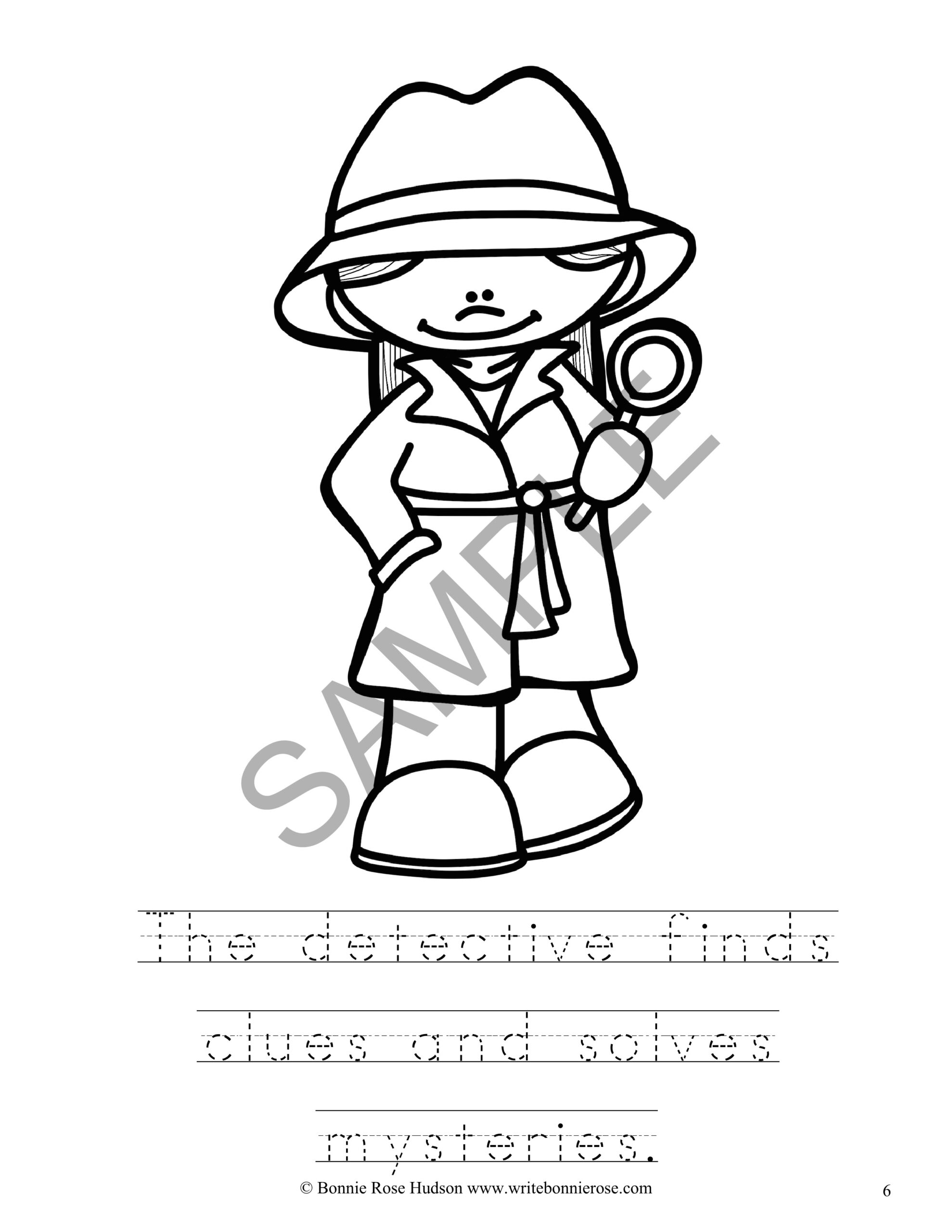 Munity helpers coloring book