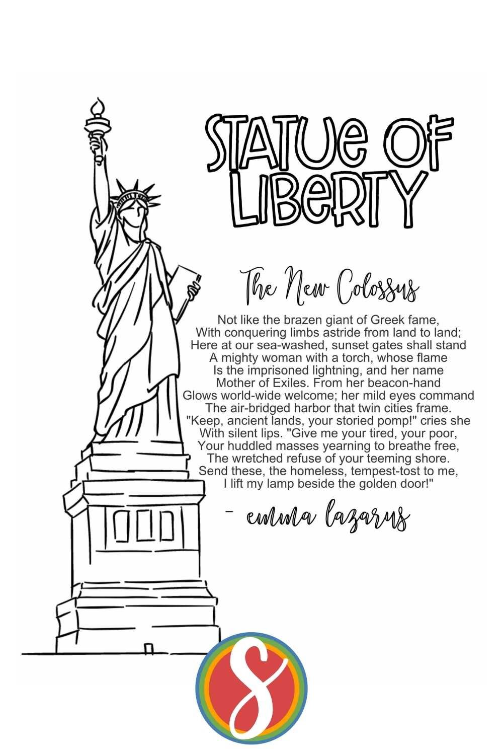 Free new york coloring pages â stevie doodles