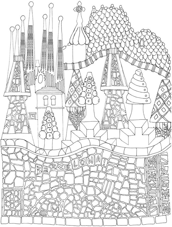Wele to dover publications gaudi mosaic gaudi art gaudi