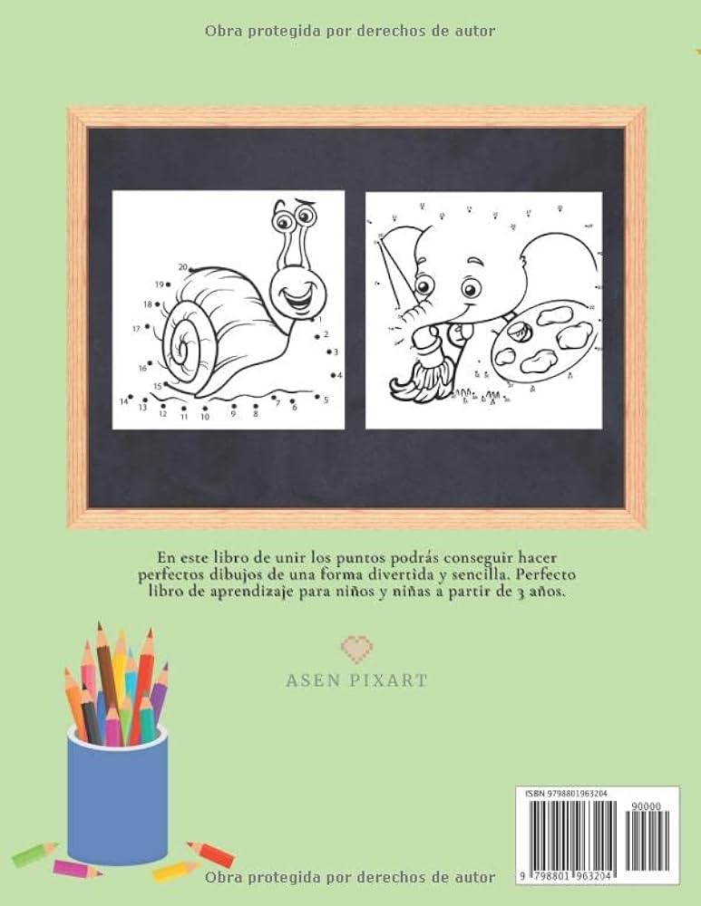 Une los puntos animales libro de unir puntos niãos y niãas de a aãos crea fantãsticas ilustraciones de animales conectando los puntos y despuãs variedad de nãºmeros