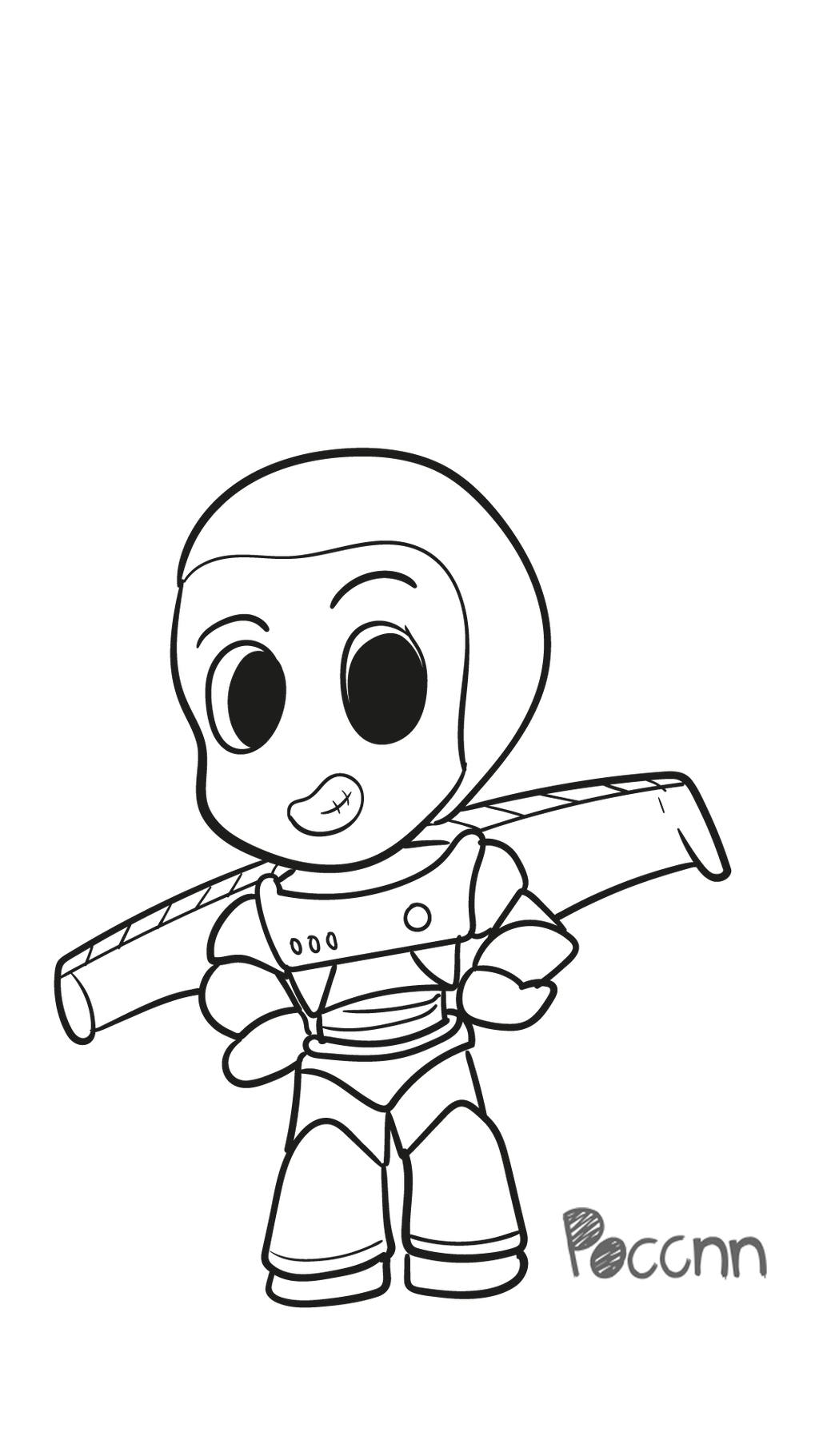 Cute buzz lightyear to color toy story by poccnnindustries on