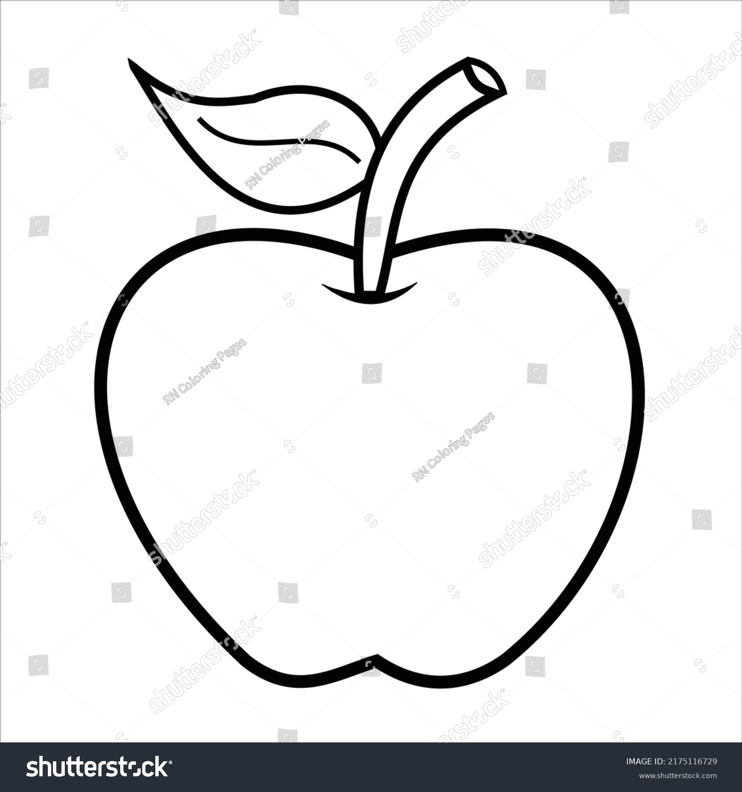 Imãgenes fotos de stock objetos en d y vectores sobre manzanas para colorear