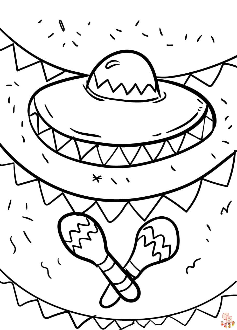Dibujos para colorear del dãa de la independencia de mãxico gratis