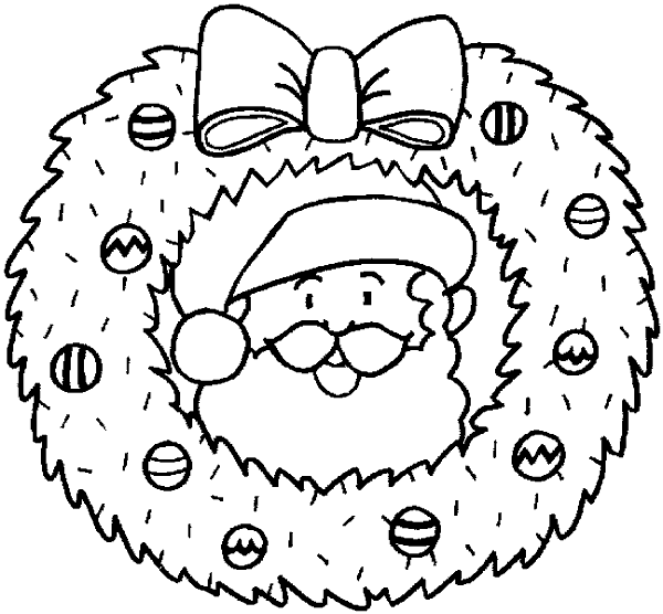 Christmas wreath coloring pages crafts and worksheets for preschooltoddler and kindergarten