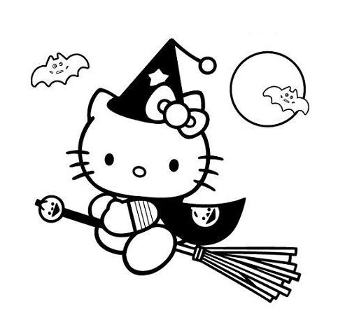 Dibujos para colorear de hello kitty