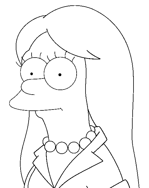 Coloring page simpsons cartoons â printable coloring pages