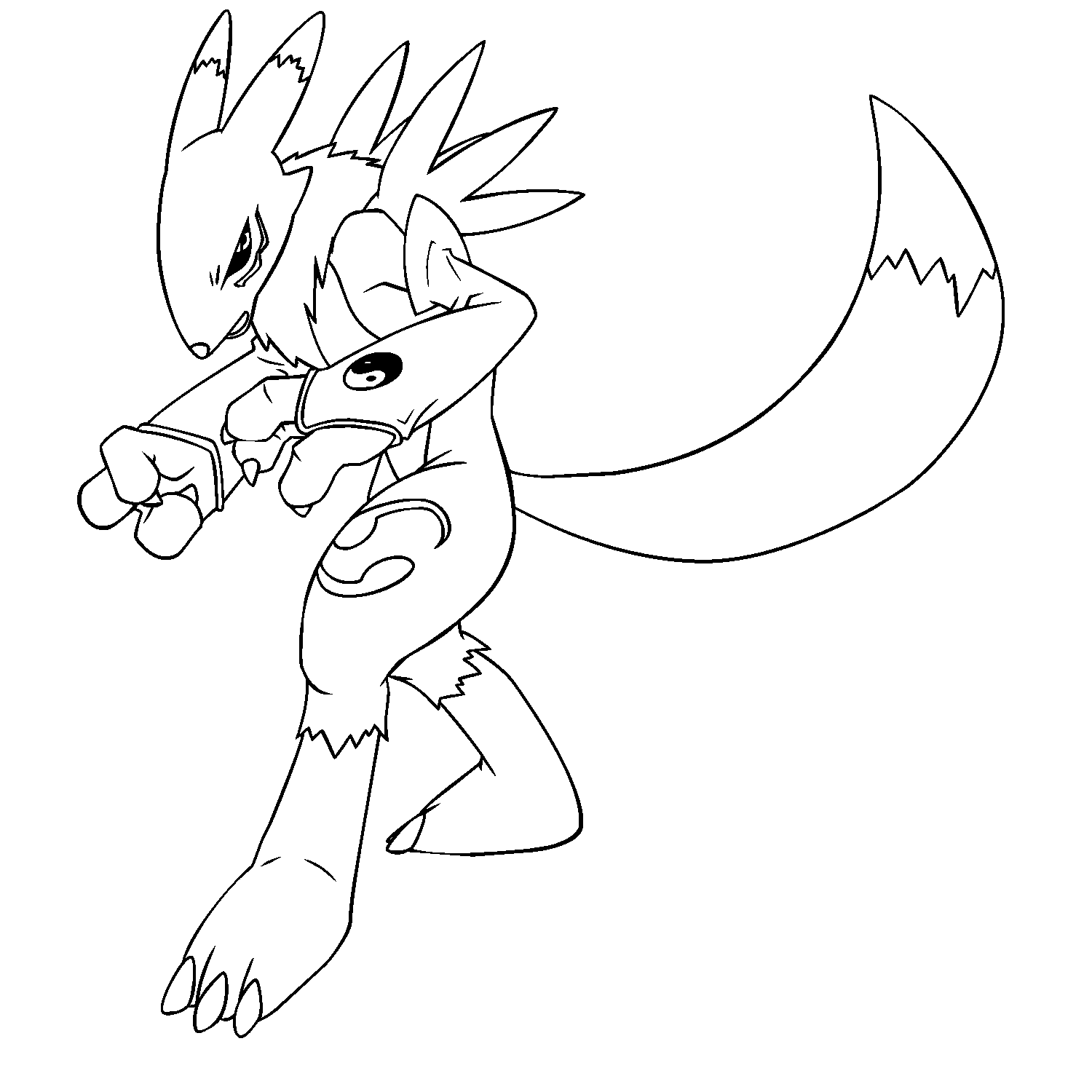 Free printable digimon coloring pages for kids