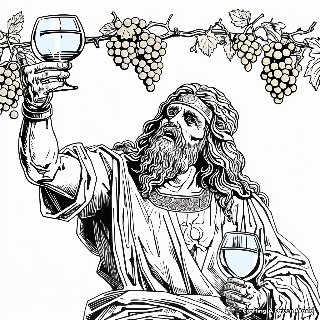 Greek gods coloring pages