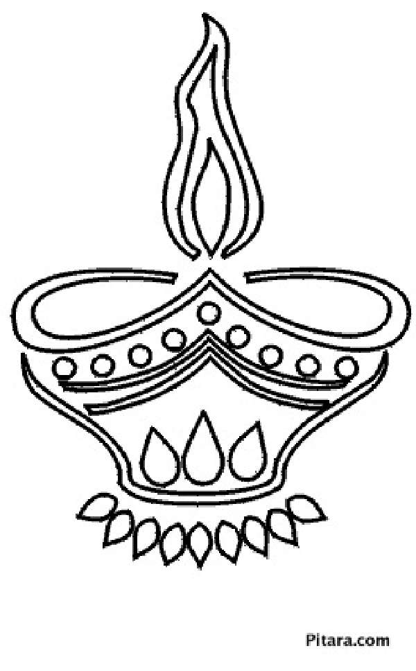Diwali coloring pages for kids kids network