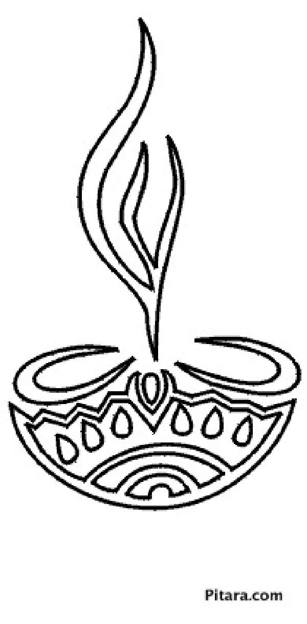 Diwali coloring pages for kids kids network