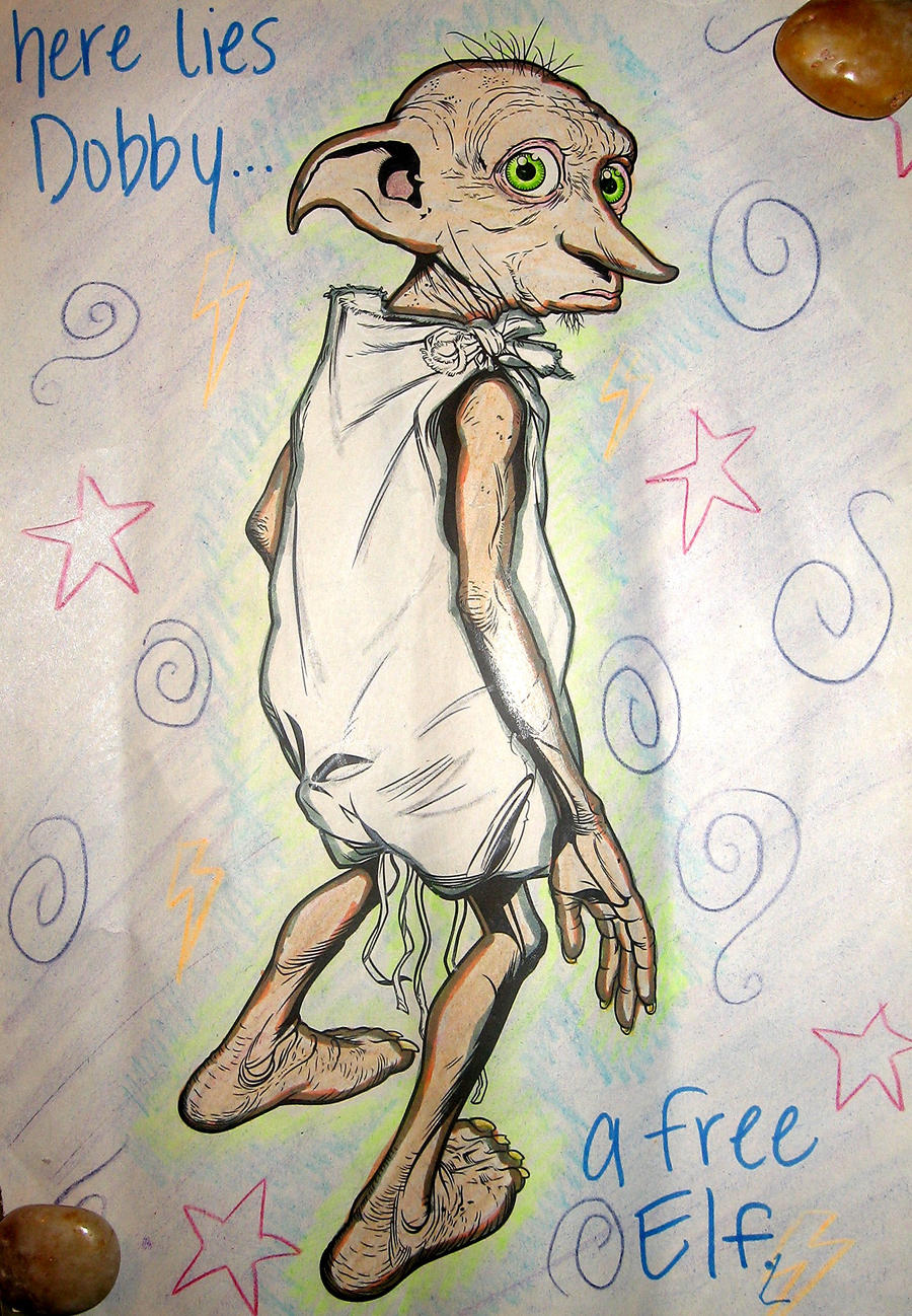 Dobby coloring book image by justdoodles on