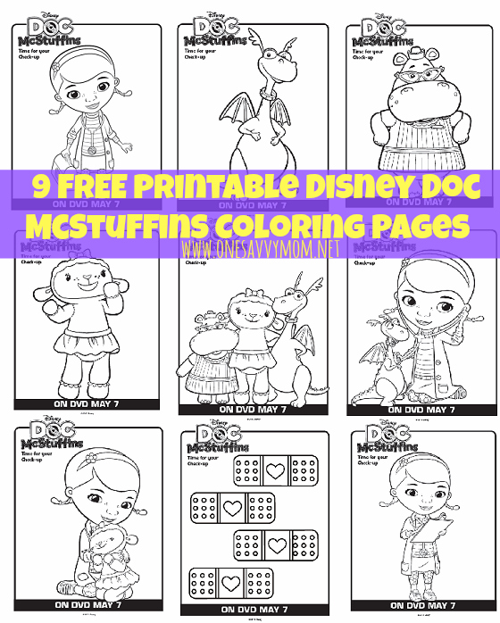 One savvy mom â nyc area mom blog free disney doc mcstuffins printable coloring pages