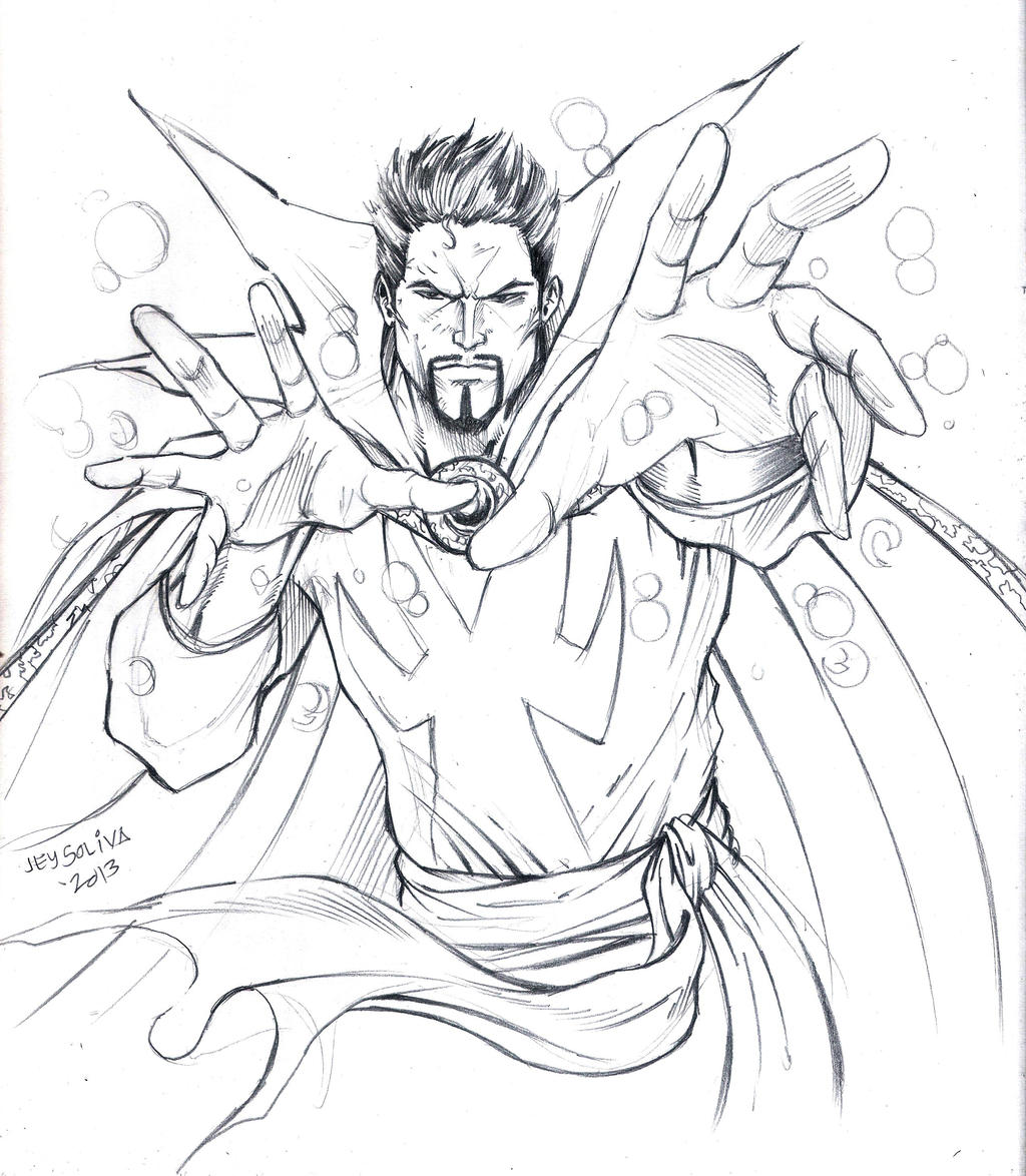 Dr strange for coloring by jeydworld on