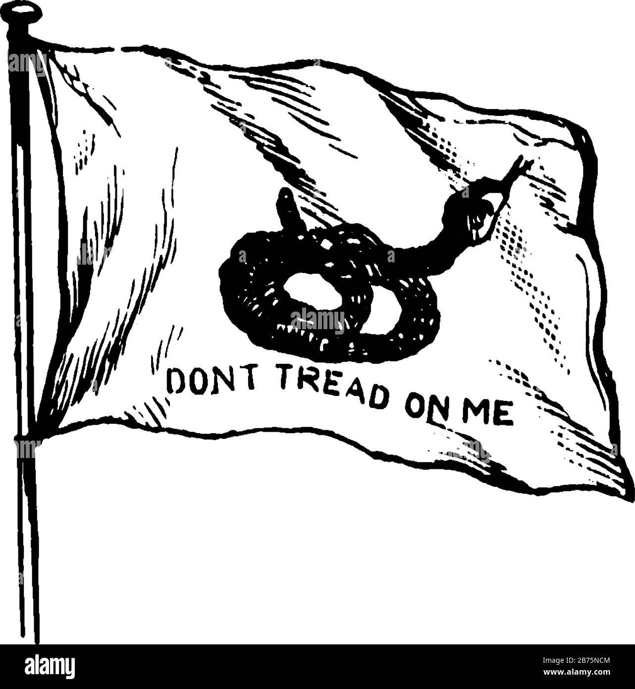 Dont tread on me stock vector images