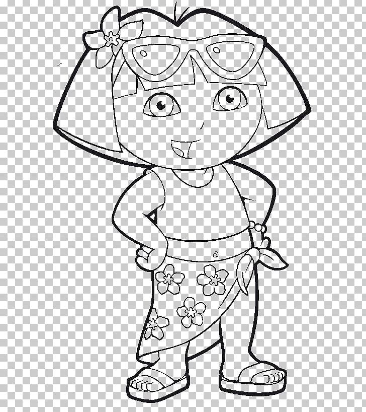 Coloring book colouring pages christmas coloring pages boots the monkey dora the explorer png clipart angle