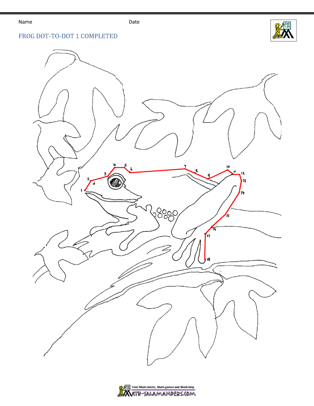 Dot to dot coloring pages up to