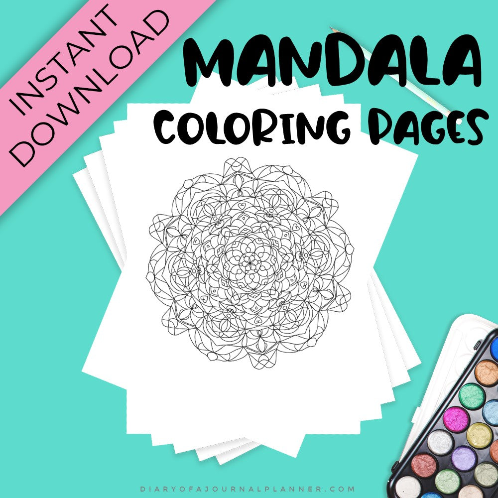 Mandala coloring book