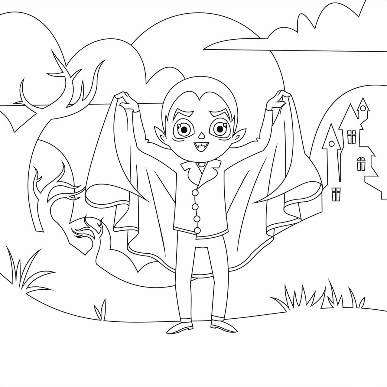 Dracula coloring pages by coloringpageswk on