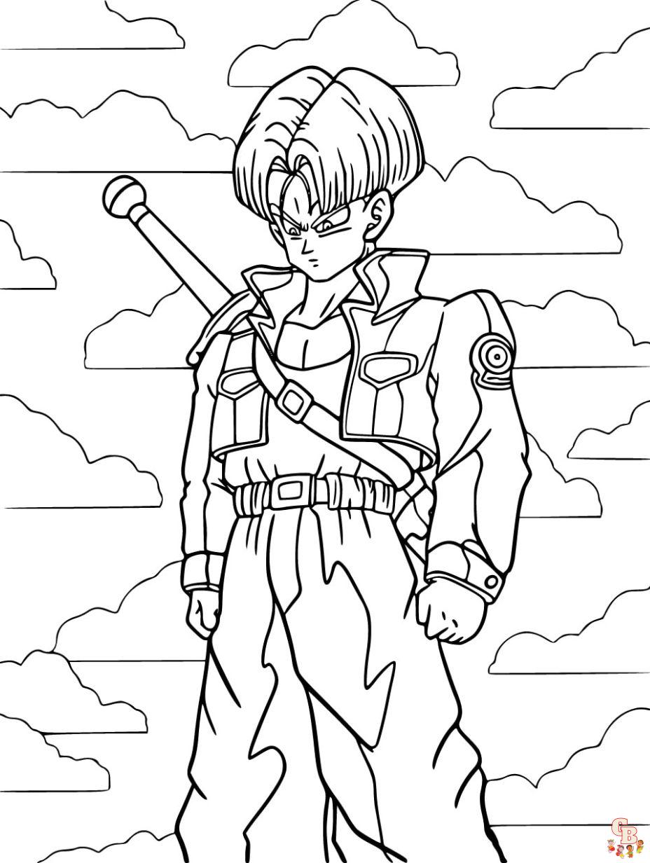 Dragon ball z coloring pages unleash your creativity