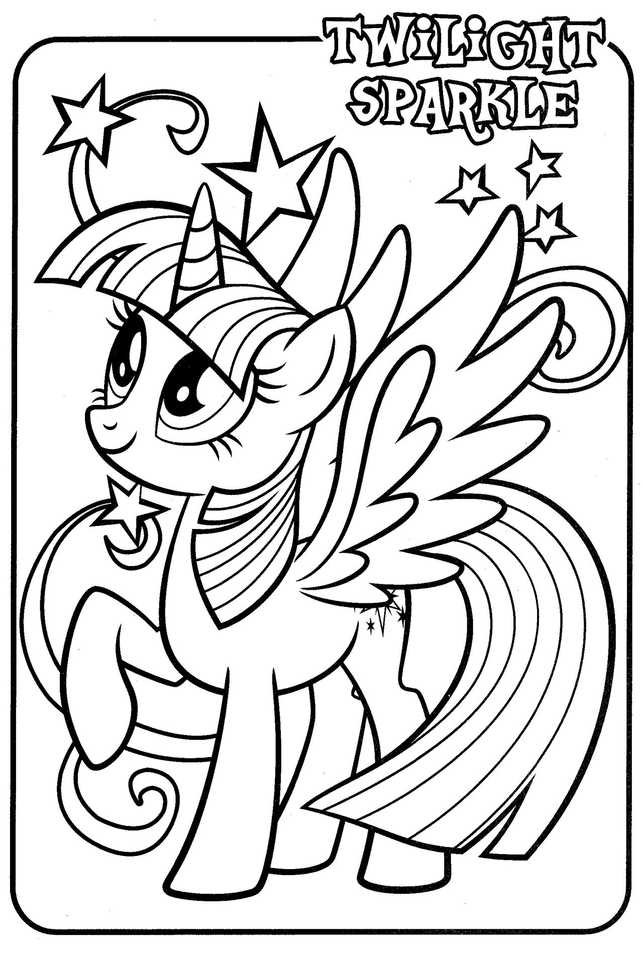 Mlp my little pony coloring page by magnificent