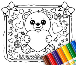 Coloring pages â draw so cute