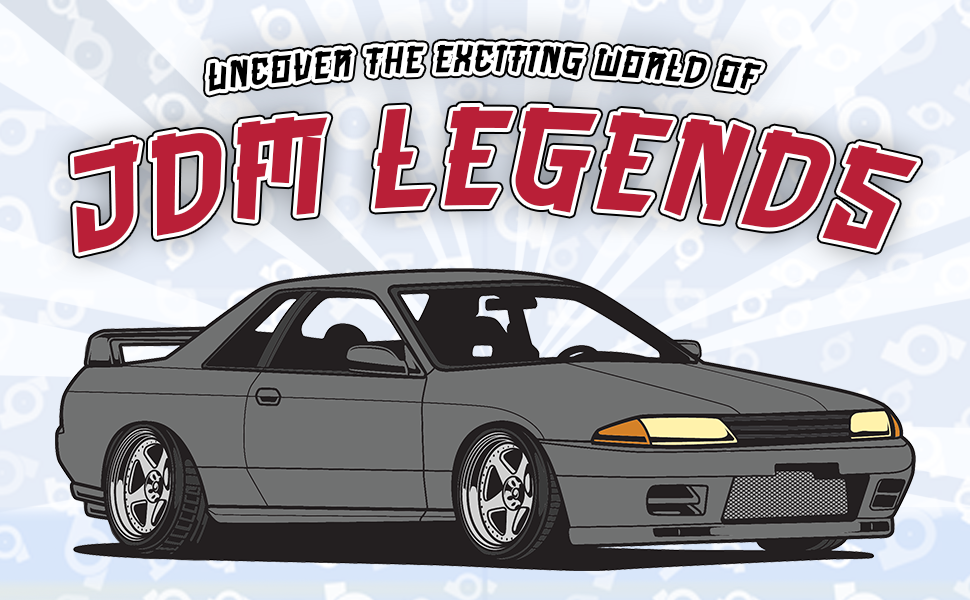 Jdm legends coloring book car coloring book featuring the most recognizable jdm cars in the world car legends coloring books publications chameleon wright jason books