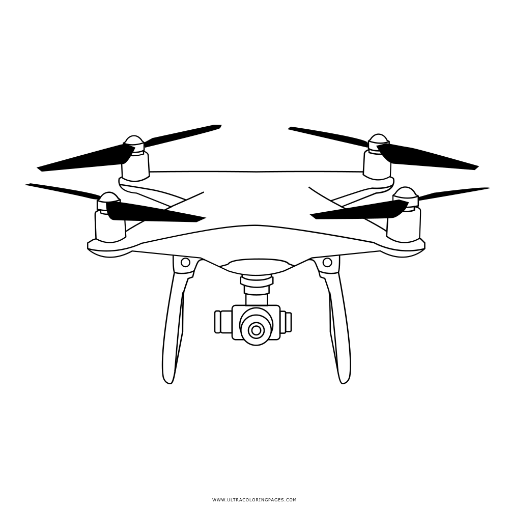Drone coloring page