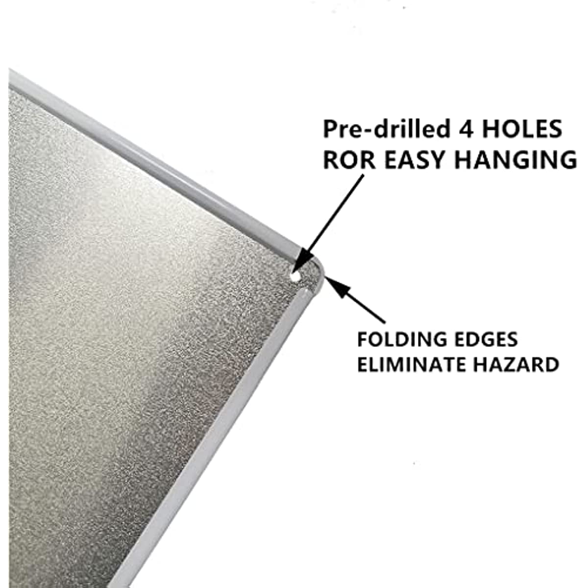 Duck croing ign aluminum reflective ign rut free aluminum