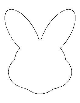 Free animal patterns for crafts stencils and more page easter templates easter bunny template easter crafts