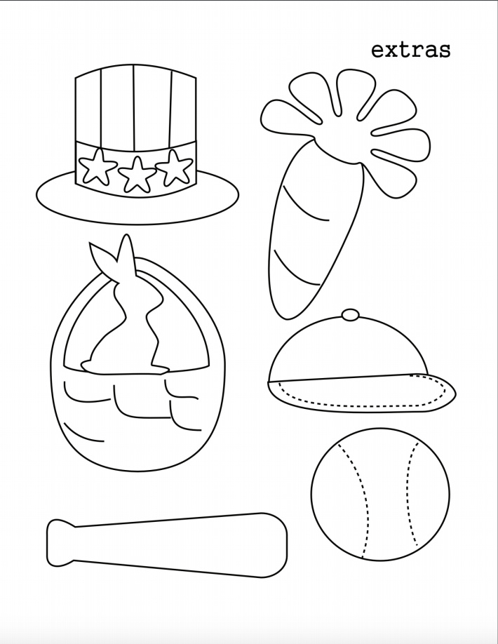 Cutest printable easter egg craft template egg coloring pages kids activities blog