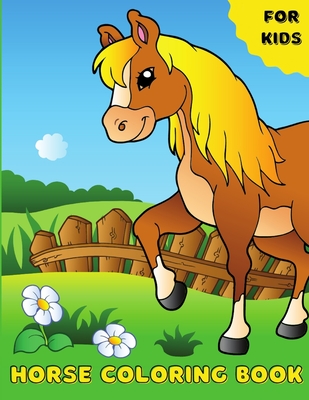 Horse coloring book for kids horse colouring book for children with pages of cute horses amazing ponies to color