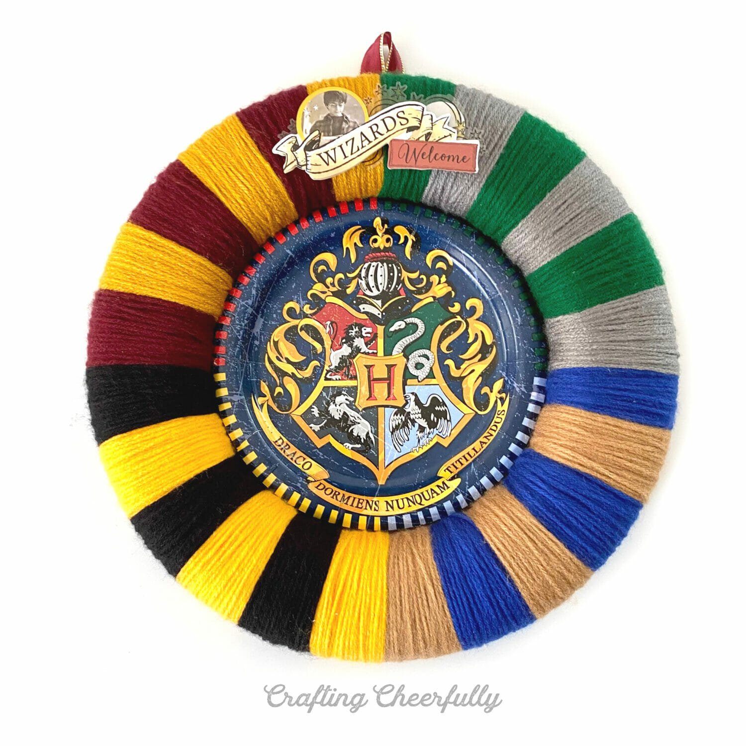 Diy hogwarts harry potter wreath