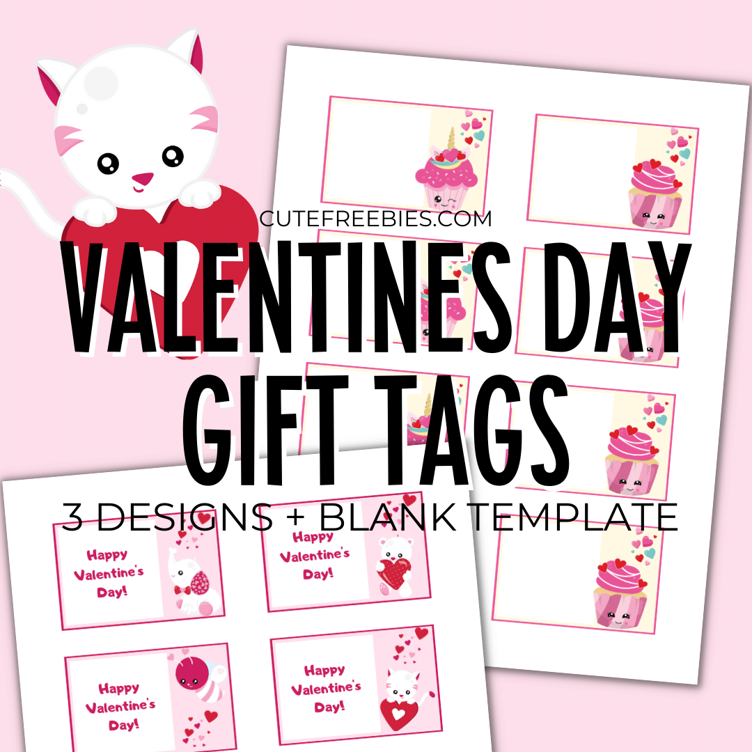 Free printable valentines day gift tags