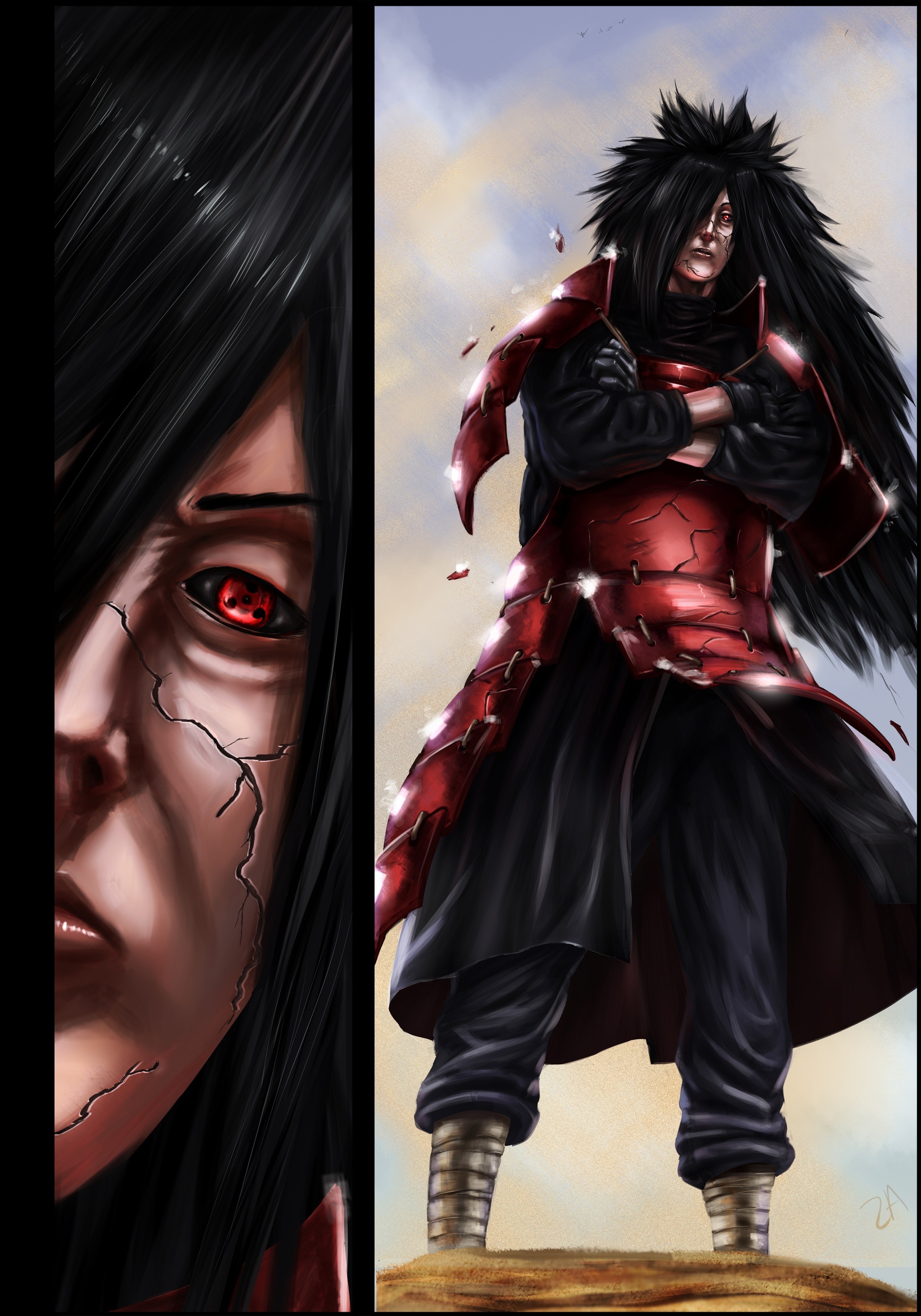 Naruto shippuden sharingan uchiha madara edo tensei wallpaper x