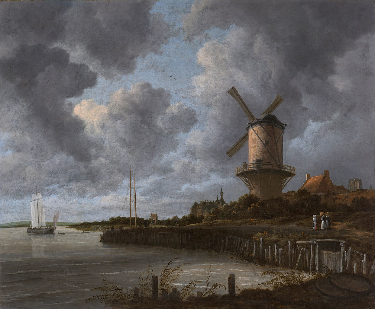 Filethe windmill at wijk bij duurstede ruisdaeljpg