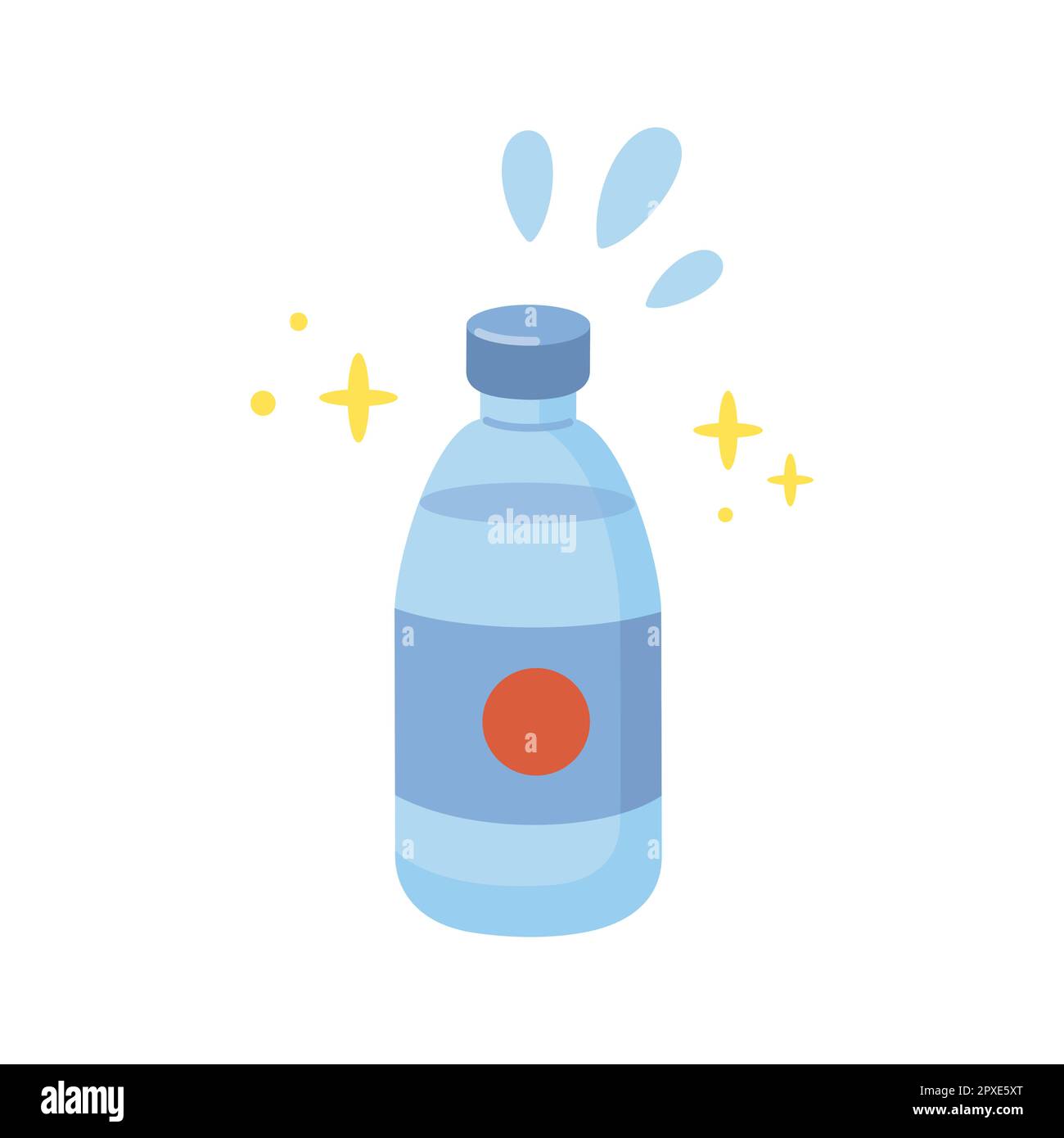 Water bottle emoji cut out stock images pictures