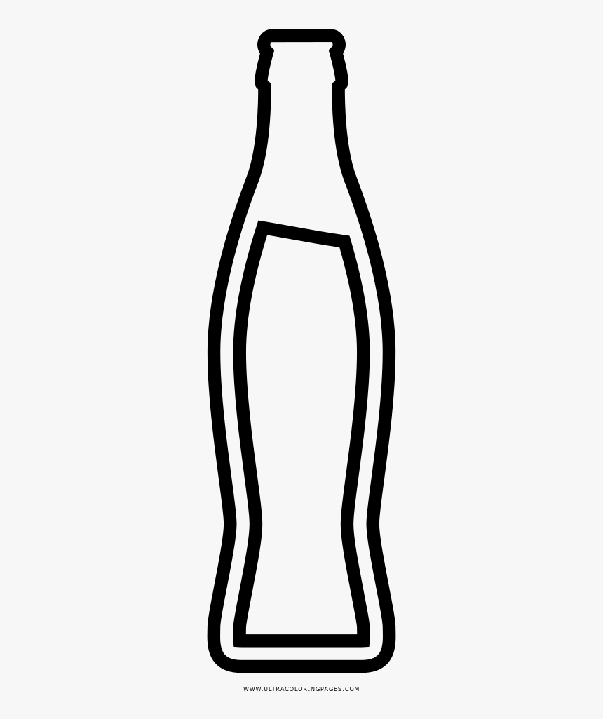 Soda bottle coloring page
