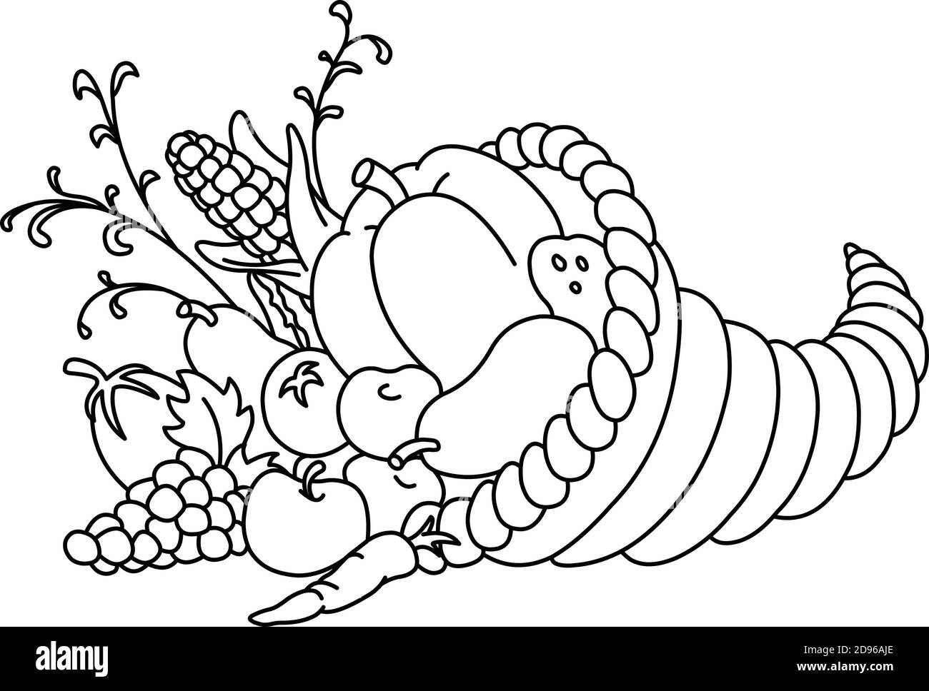 Vector illustration horn plenty hi