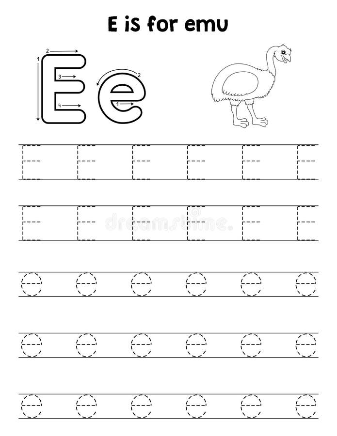 Emu coloring stock illustrations â emu coloring stock illustrations vectors clipart