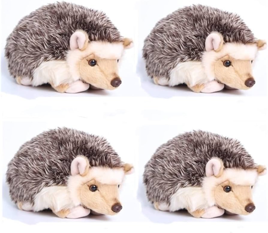 Tammyflyfly erizo realista de peluche erizo del desierto modelo de animal lindo pulgadas pulgadas paquete de juguetes y juegos