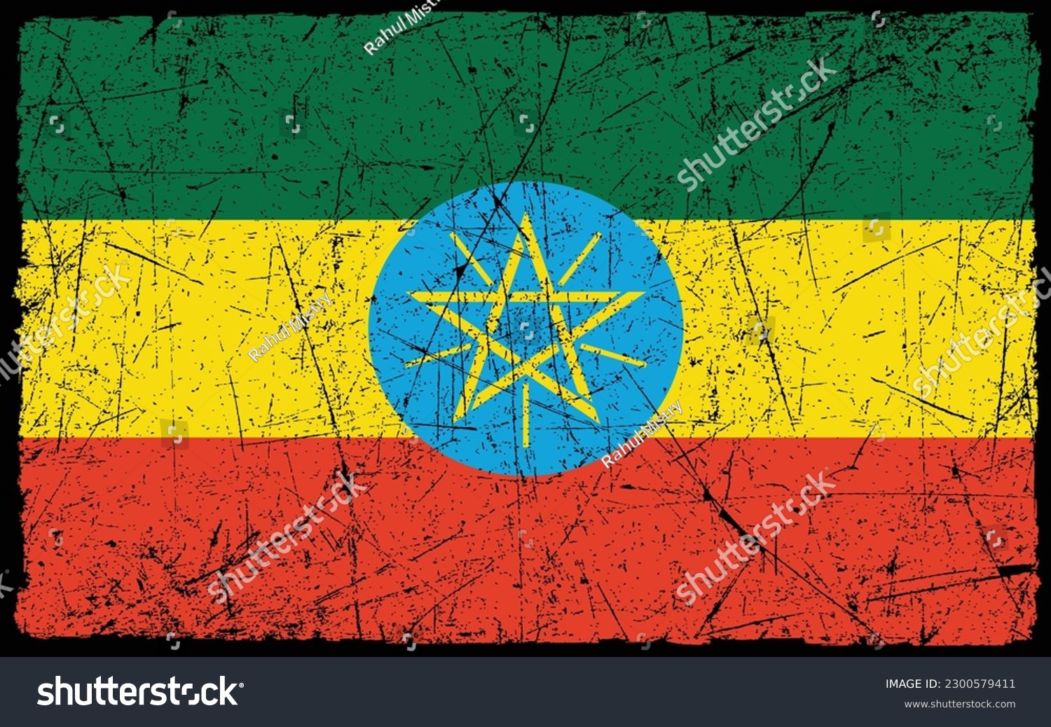 Best ethiopian flag royalty