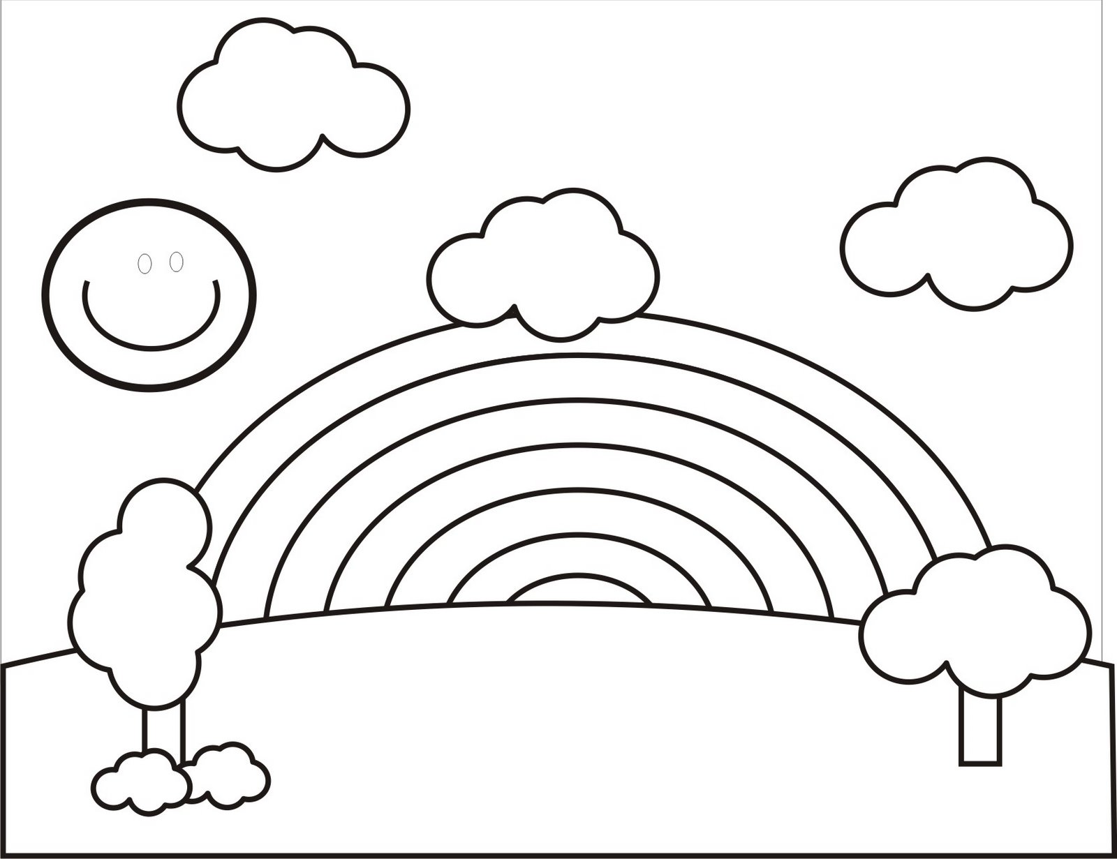 Recursos y actividades para educaciãn infantil dibujos para colorear e imagenes de arco iris