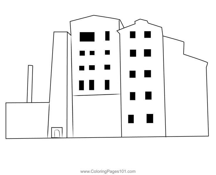 Steel factory coloring page coloring pages coloring pages for kids printable coloring pages